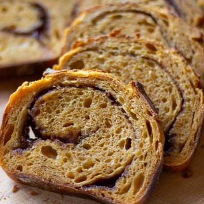 Large Pumpkin, Cinnamon & Sugar Loaf