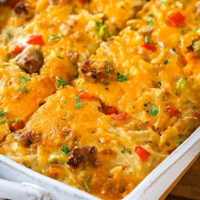 Hashbrown Breakfast Casserole (Half Pan)