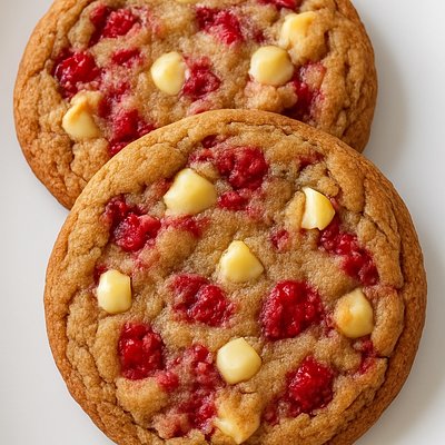 Cookies - White Chocolate and Raspberry