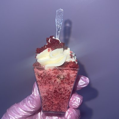 Red Velvet Tres Leches Shooters 