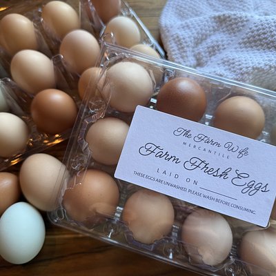 Farm Fresh Eggs - One Dozen
