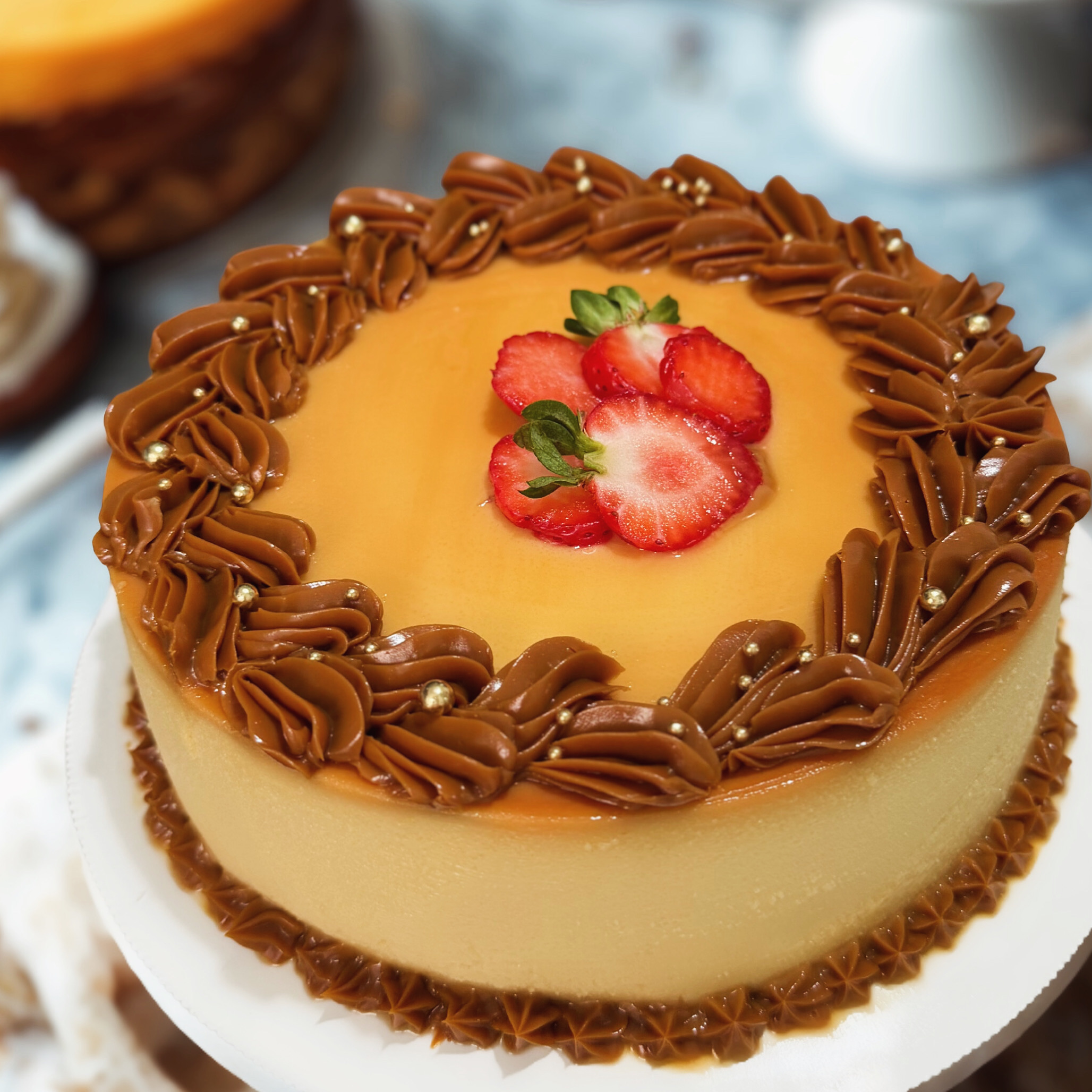 Flan 8”