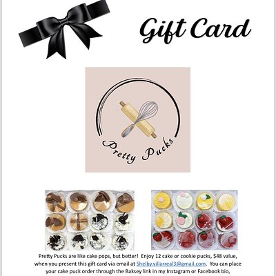 Gift Card-12 Pucks 