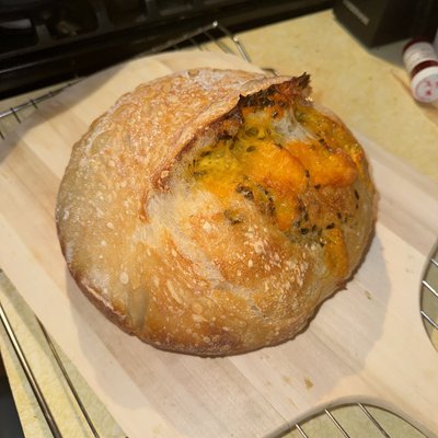 Cheddar Chive Sourdough