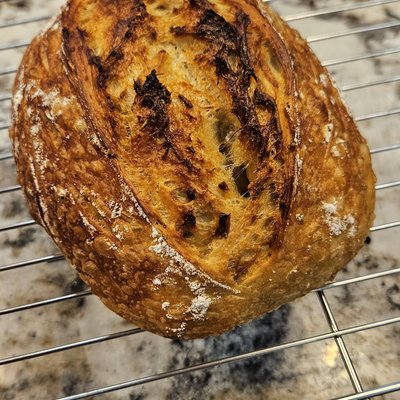 Mini - Garlic Rosemary Sourdough Loaf