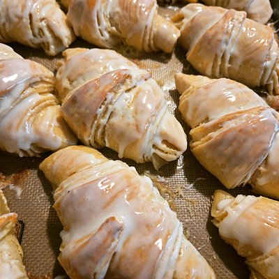 Honey Glazed Croissants