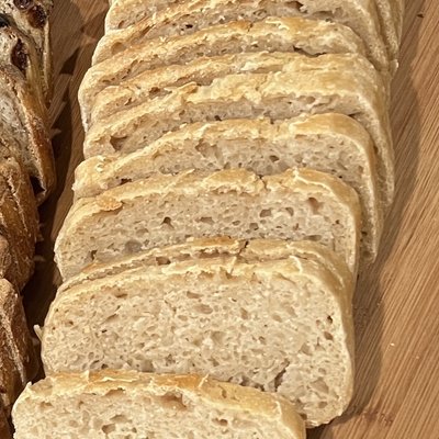 Sliced Traditional Sourdough Loaf 