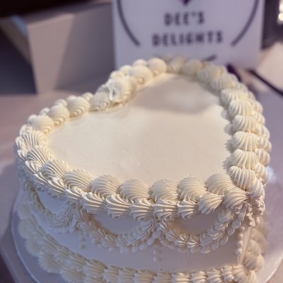 10 in Heart cake 