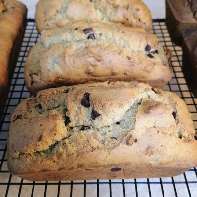 Banana Chocolate Chip Bread (Gluten-free) Mini