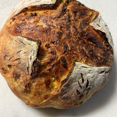 Jalapeño Cheddar Sourdough Loaf