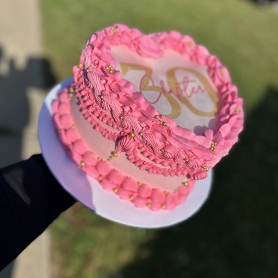 8in Heart Cake