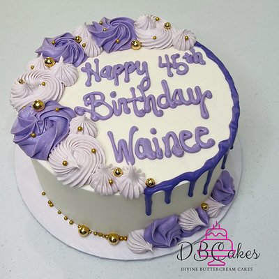 8 Inch Short Round Cake (Please Please Read Cake Description)
