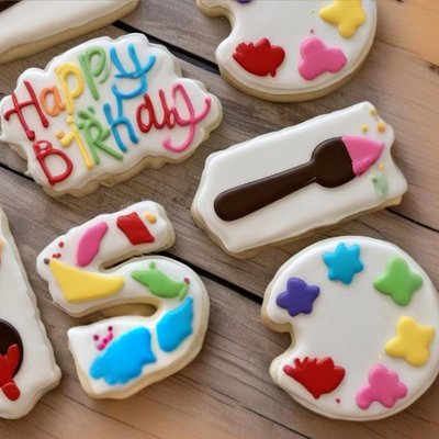 Painting Cookie Set