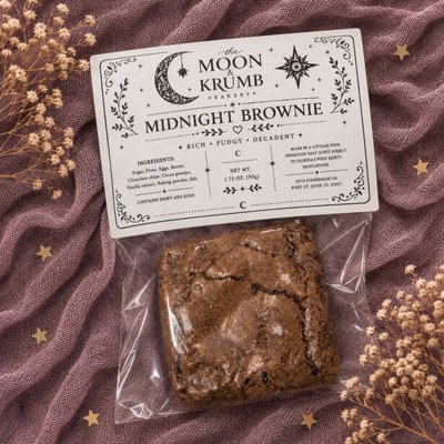 🌑 Midnight Brownies🍫