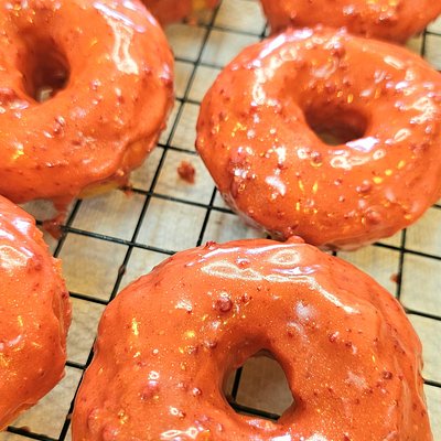 Sugar & Strawberry Glazed Brioche- 2 Flavors For Half A Dozen 