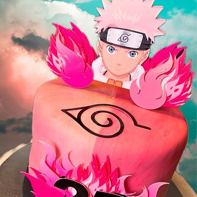 Naruto Themed Cake