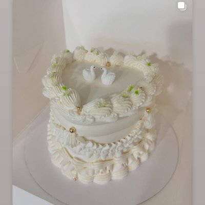 6” Cake Heart/Round 