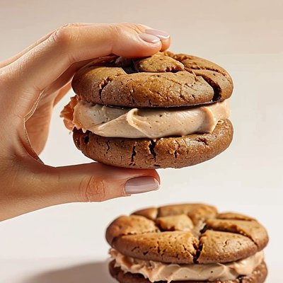 Double Chocolate Cookie Sandwhiches 