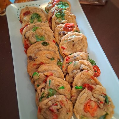 Christmas Kitchen Sink Cookies 