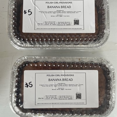 Banana Bread w/Streusel 