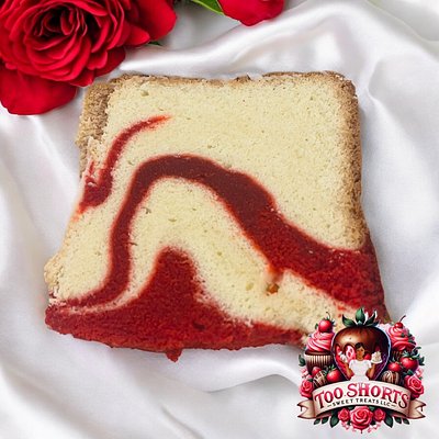 Red Velvet Swirl Pound Cake