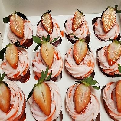 Strawberry Cupcakes 