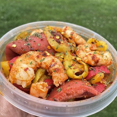 𝐋arge 🍤 & 𝐒ausage S𝐩𝐢𝐜𝐲 𝐁owl 🌶️🔥