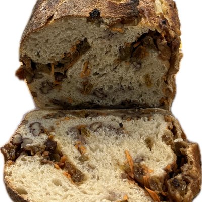 Carrot Cake Sourdough Bread Loaf