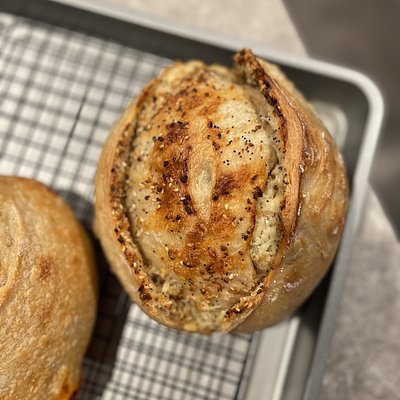 Everything & White Cheddar Loaf