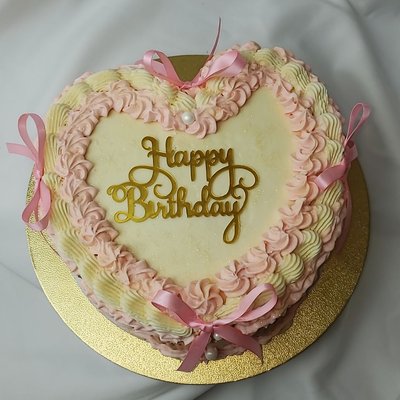 10" Heart Shaped Layered Cake