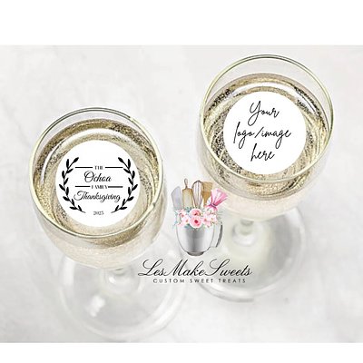 Custom Edible Wafer Drink Toppers