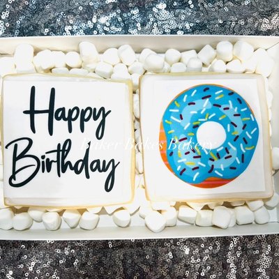 Happy Birthday Royal Icing Cookie Gift Set