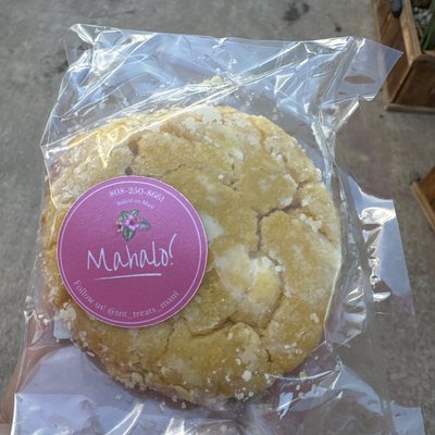 Lilikoi Crinkle Cookie 