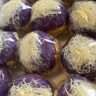 Ube Cream Cheese Ensaymada 