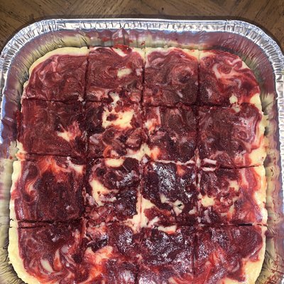 Red Velvet Cheesecake Brownies 