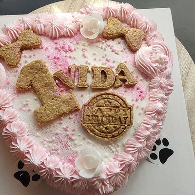  Barkday 6" Or 8" Heart Shape Cake