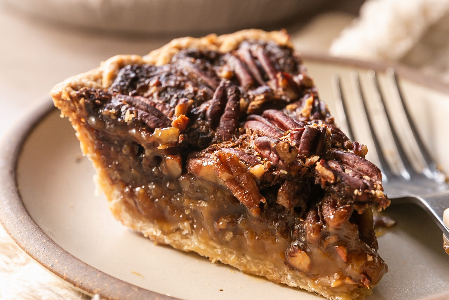 9” Bourbon pecan pie