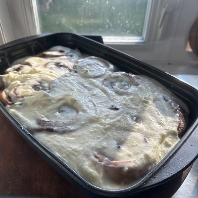 Lemon Blueberry Sourdough Rolls