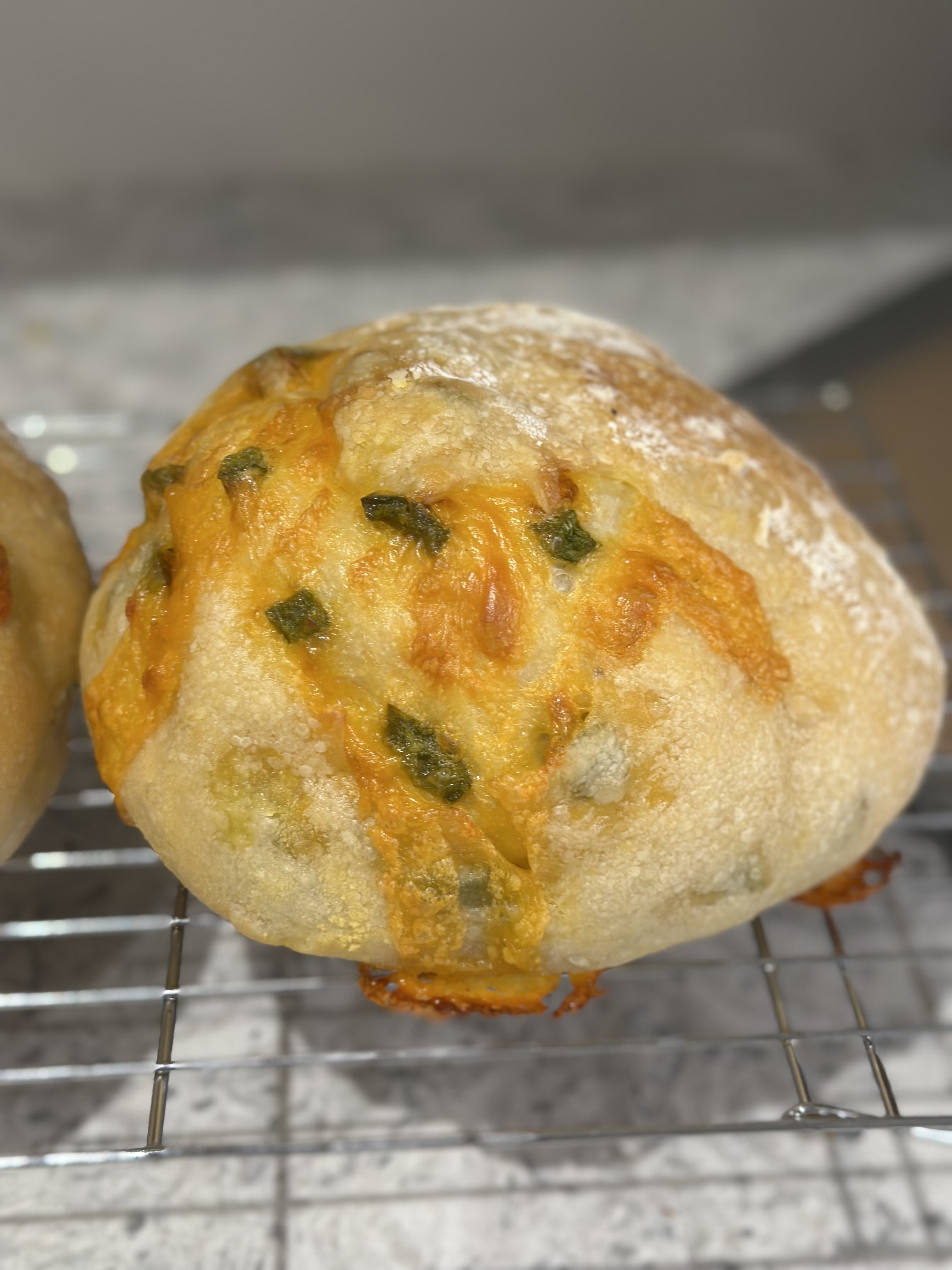 Jalapeño Cheddar Sourdough Bread
