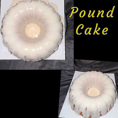 9” Pound Cake With Glazed Icing 