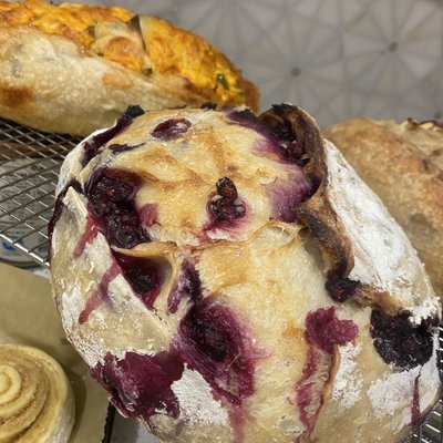 Lemon Blueberry Sourdough Loaf 