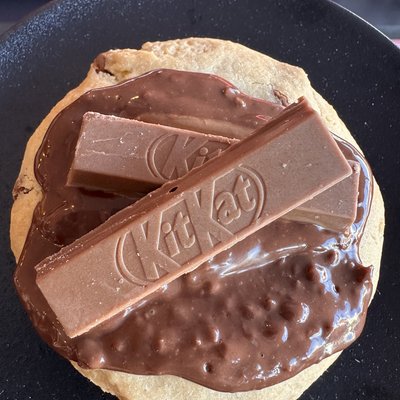 Stuffed Kit Kat Cookie