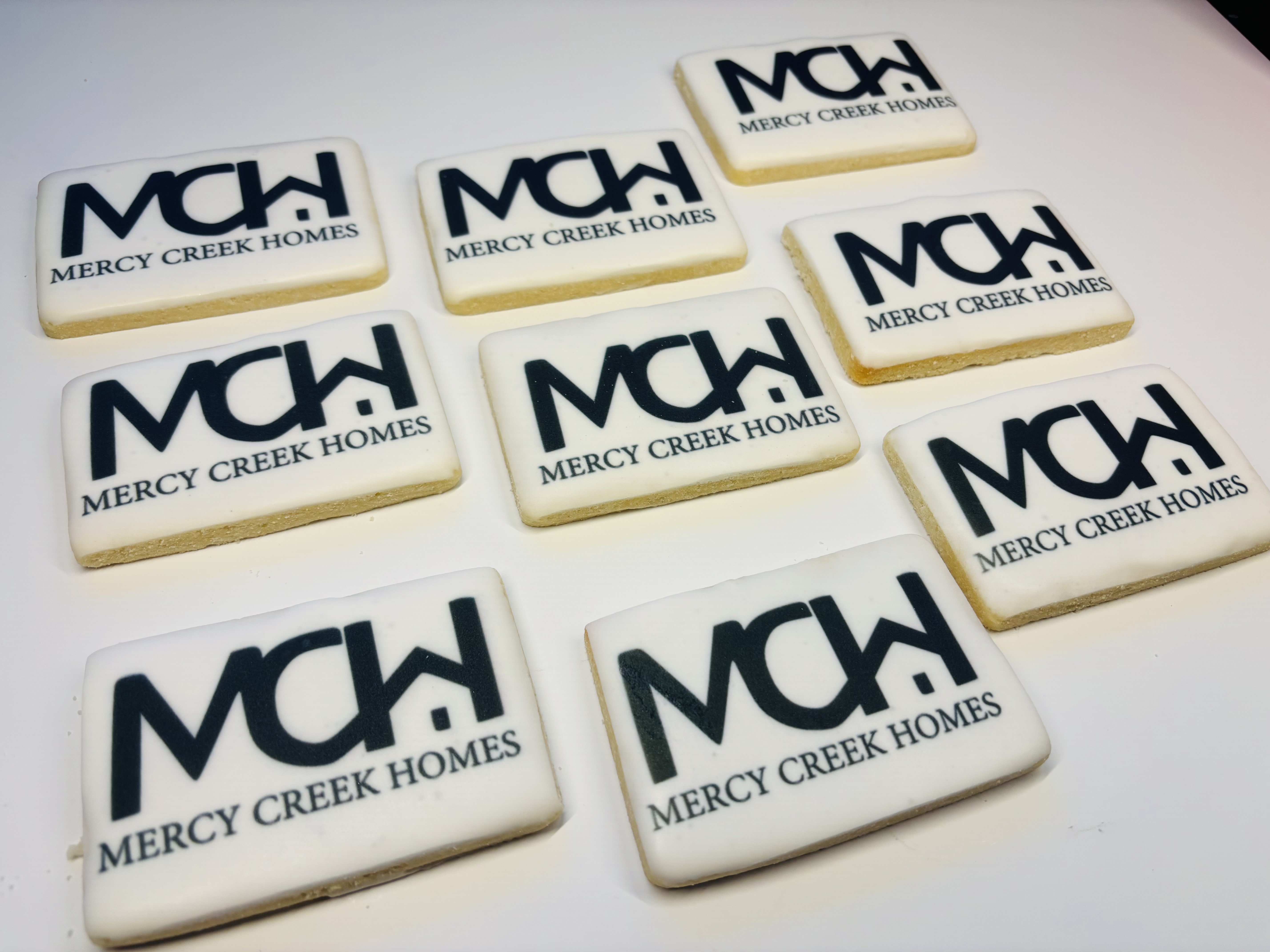 Custom Business Logo Printed Cookies 