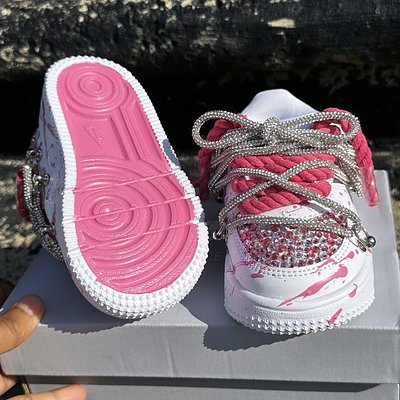 Bling x Splatter x Painted Bottom 