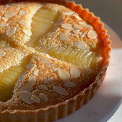 Pear Almond Tart
