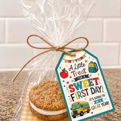 First Day Of School Packaged Oatmeal Cream Pie