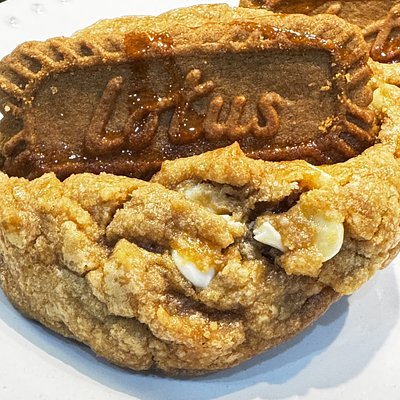 White Chocolate Cookie Butter Cookie