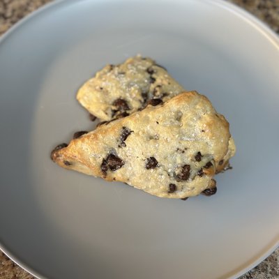 Chocolate Chip Sourdough Scones