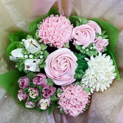 Flower Cupcake Bouquet
