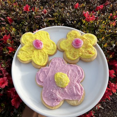 Flower Shortbread Cookies